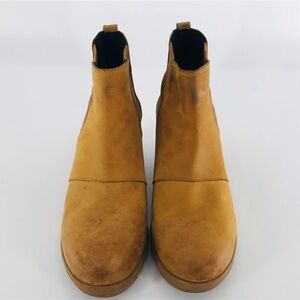 Sorel Women's Joan Of Arctic Wedge II Ankle Booties Camel Brown Size 10